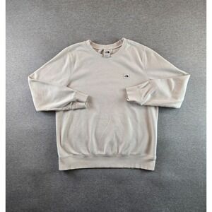 THE NORTH FACE Sweatshirt Women's Large Cream Heritage‎ Patch Crew Pullover Gorp
